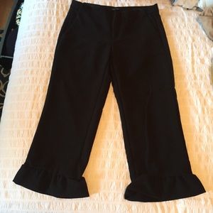 Banana Republic Logan Crop Pant in black